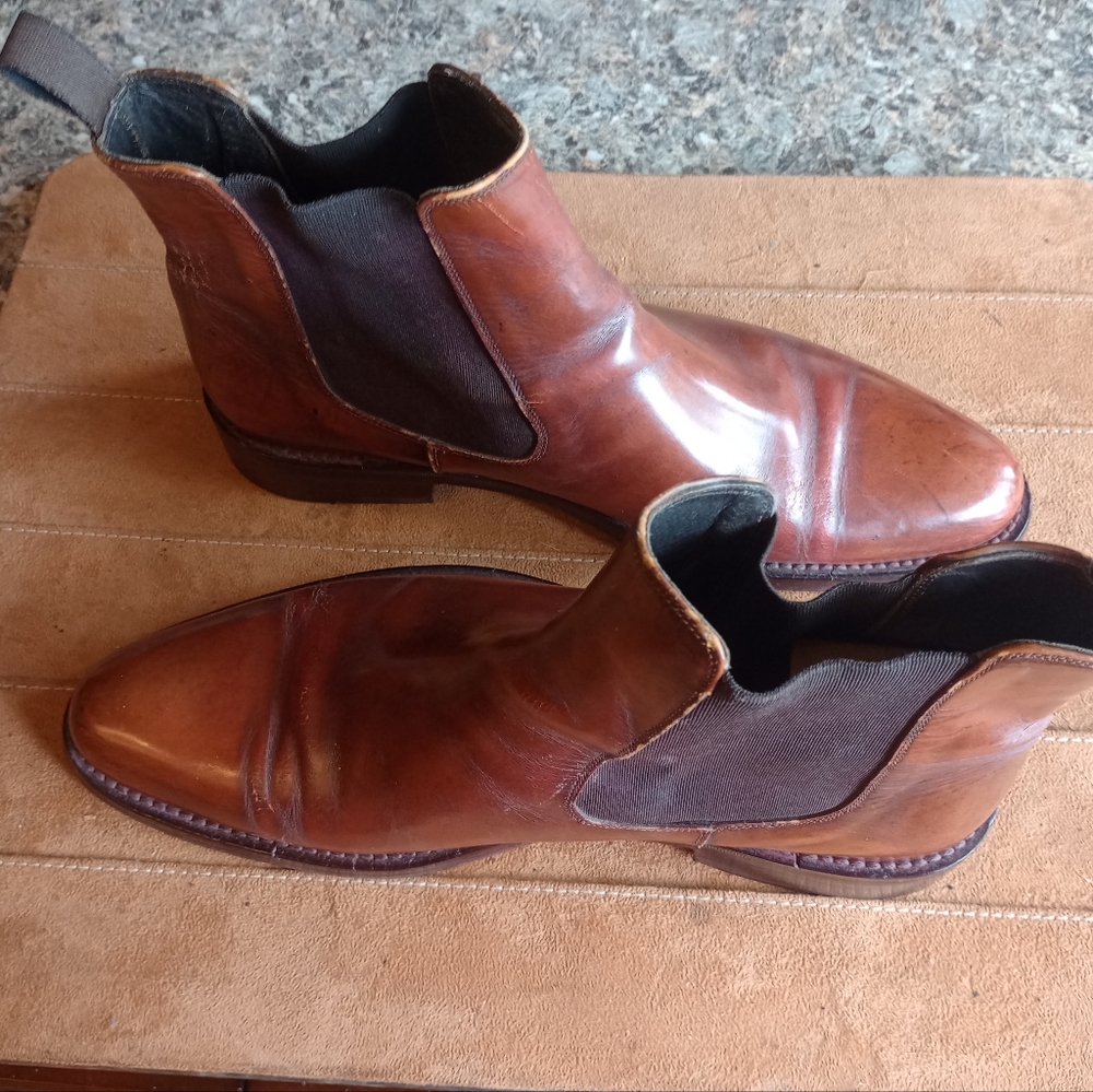 Douglas Men's Brown Chelsea Dress Slipon Boots Size 11.5 (151)